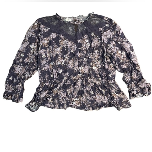 Maurices Tops - Maurices Floral Peasant Blouse